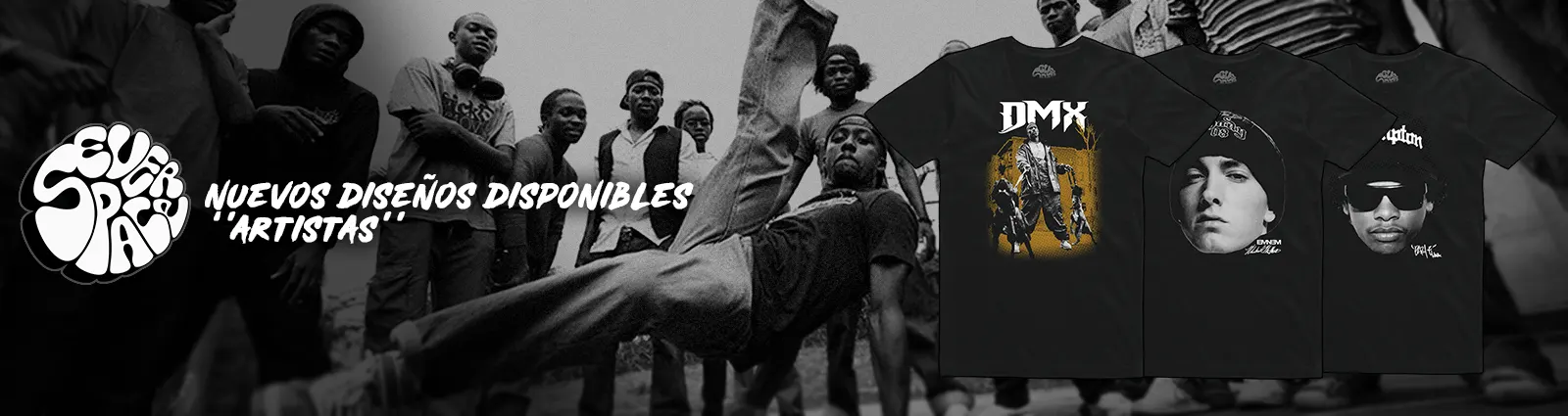 Colección de remeras de artistas